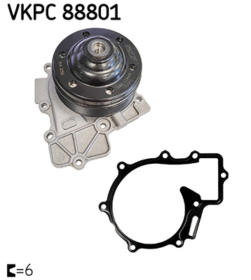 SKF VKPC 88801 Wasserpumpe, Motorkühlung